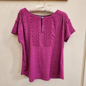 Democracy Embroidered Top PS